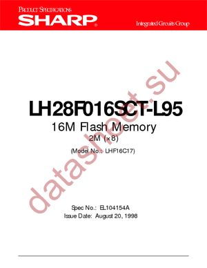 LH28F016SCT-L95 datasheet  